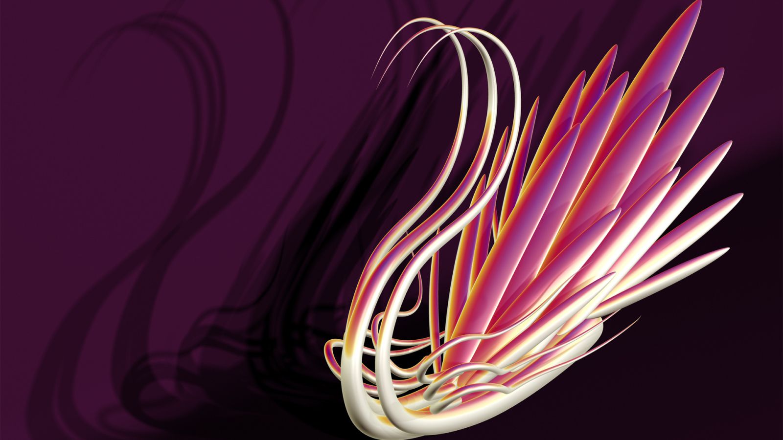 Абстрактный лебедь