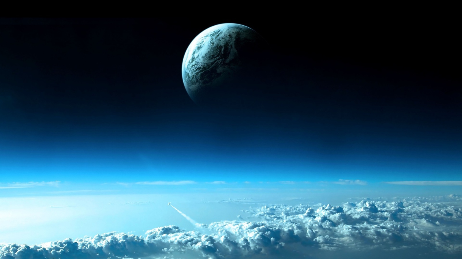 Планета над облаками