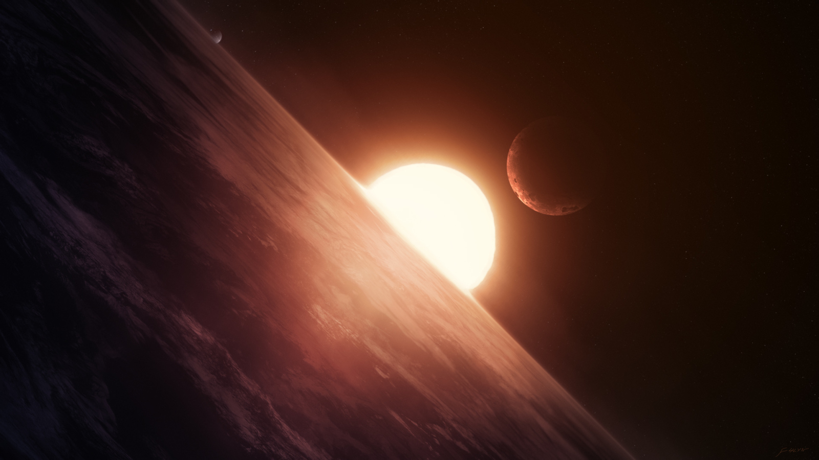 Восход над планетой