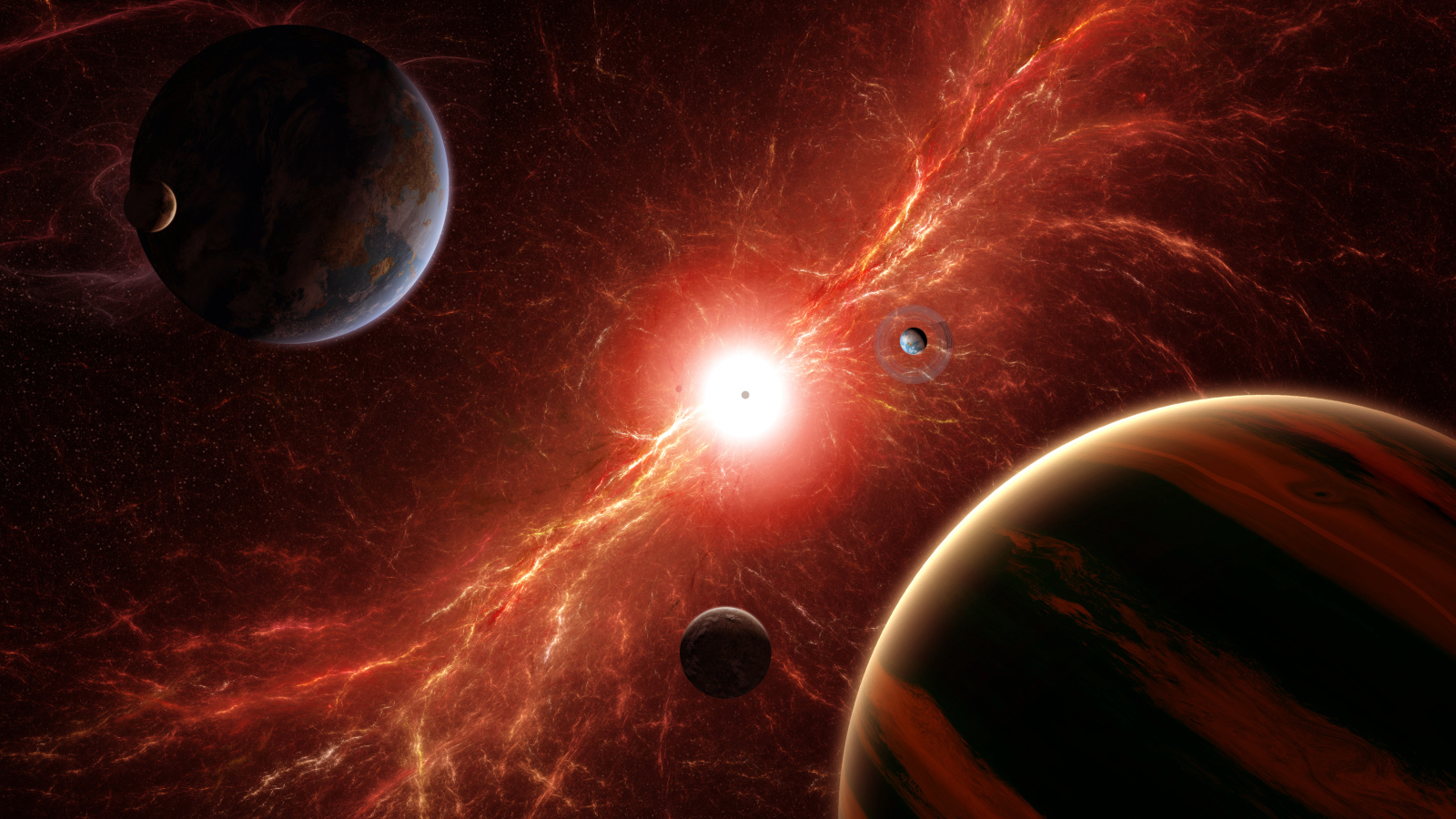 Вспышка в космосе