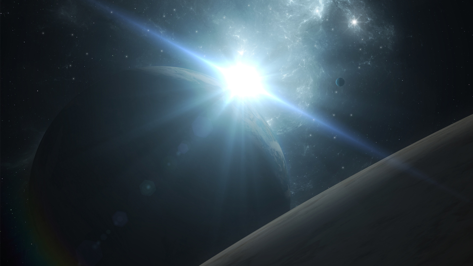 Свет звезды и планеты