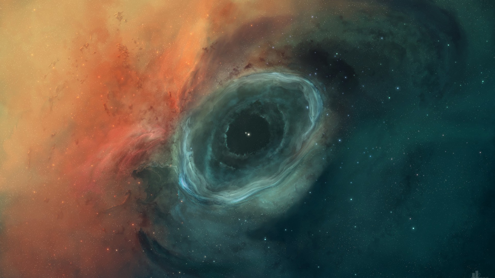 Двухцветная воронка