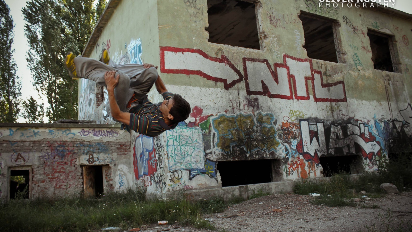 Тренировка в паркуре