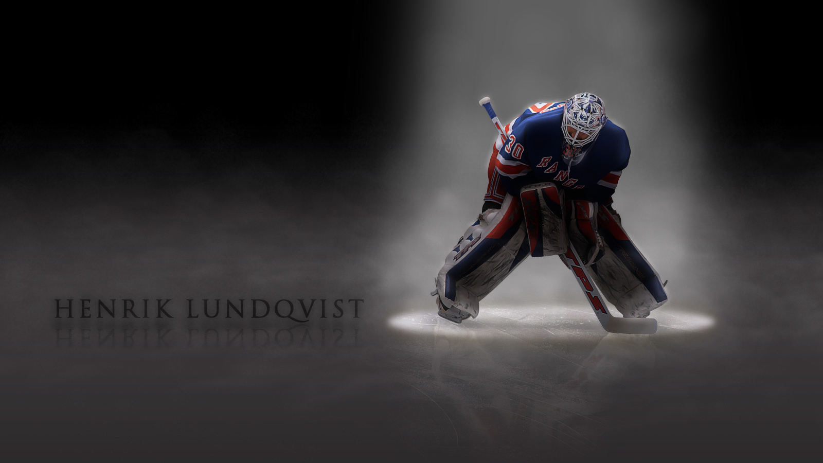 Хенрик Лундквист на льду