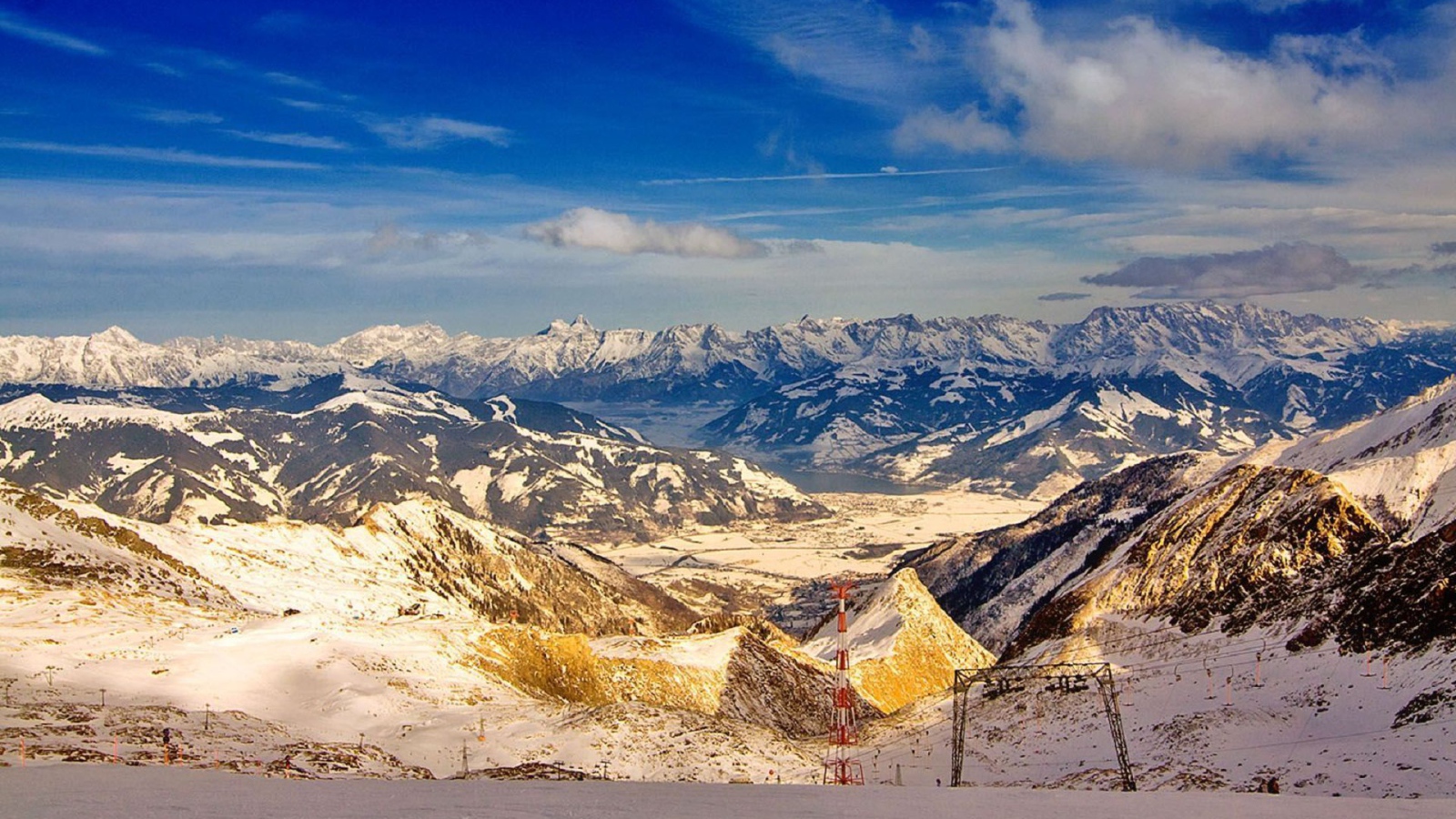 Альпы на курорте Цель-ам-Зее, Австрия