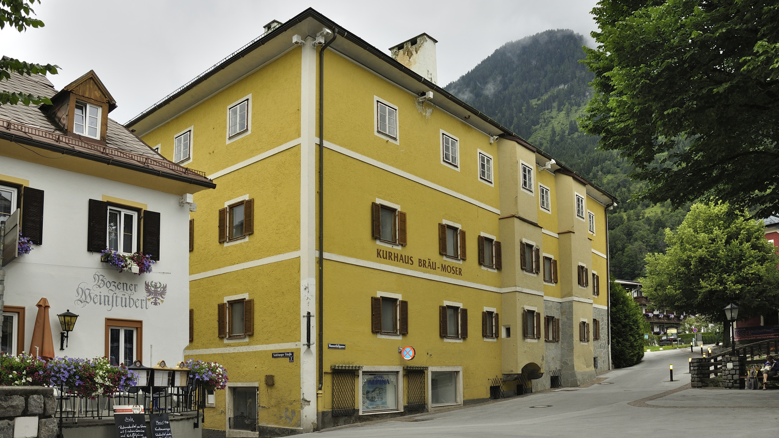 Кафе на курорте Бад Хофгастайн, Австрия