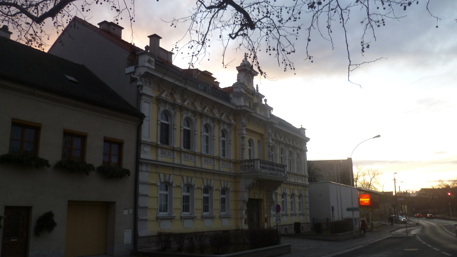 Старинное здание в городе Гайнберг, Австрия