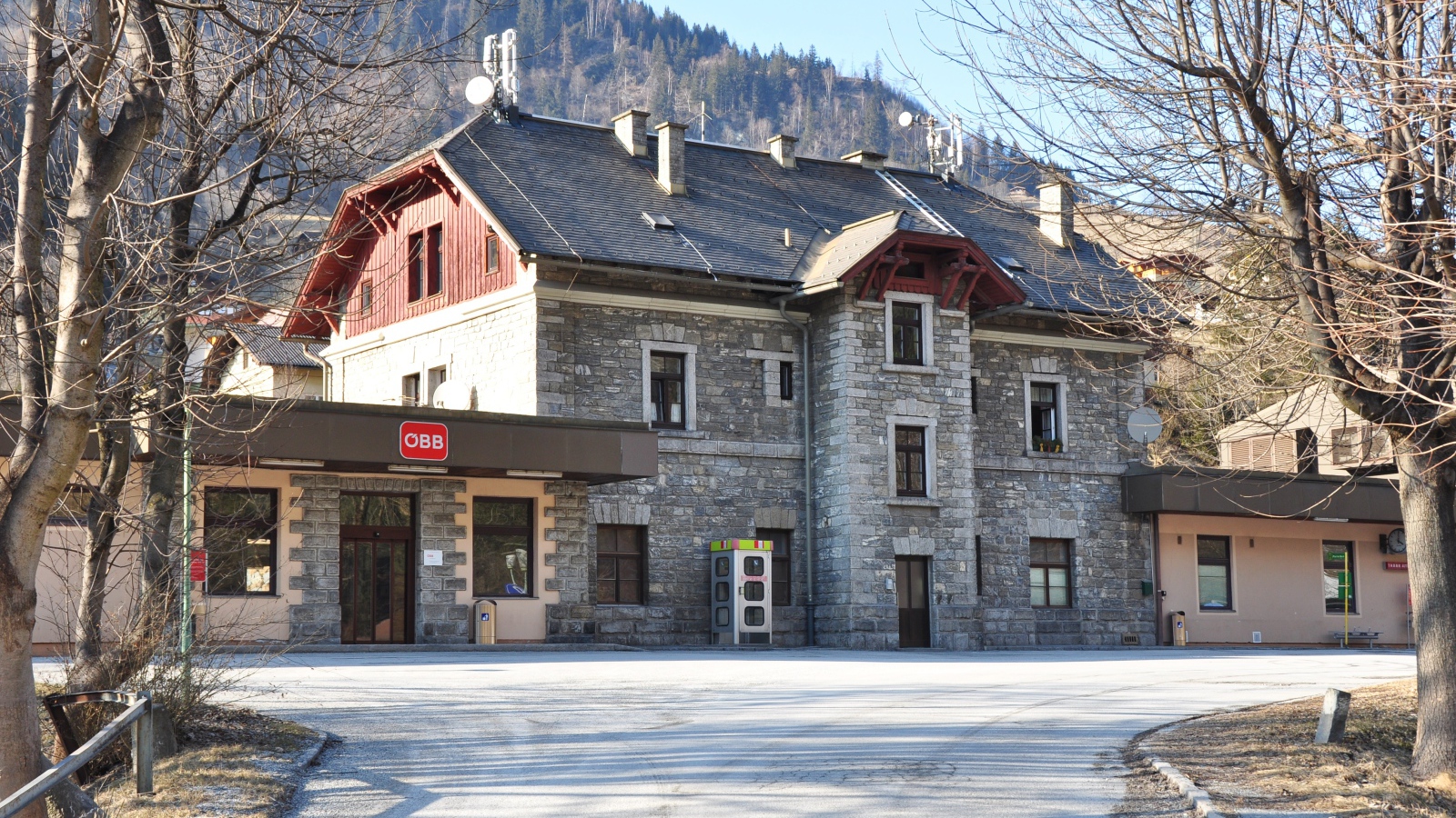 Старинное здание на курорте Бад Хофгастайн, Австрия