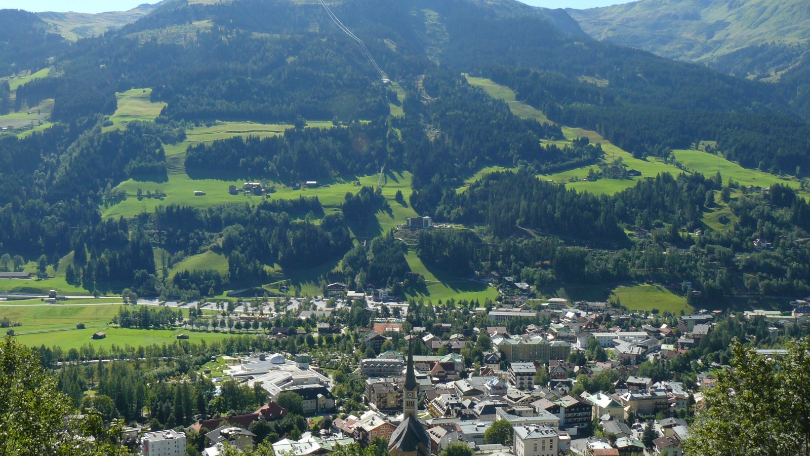 Панорама на курорте Бад Хофгастайн, Австрия