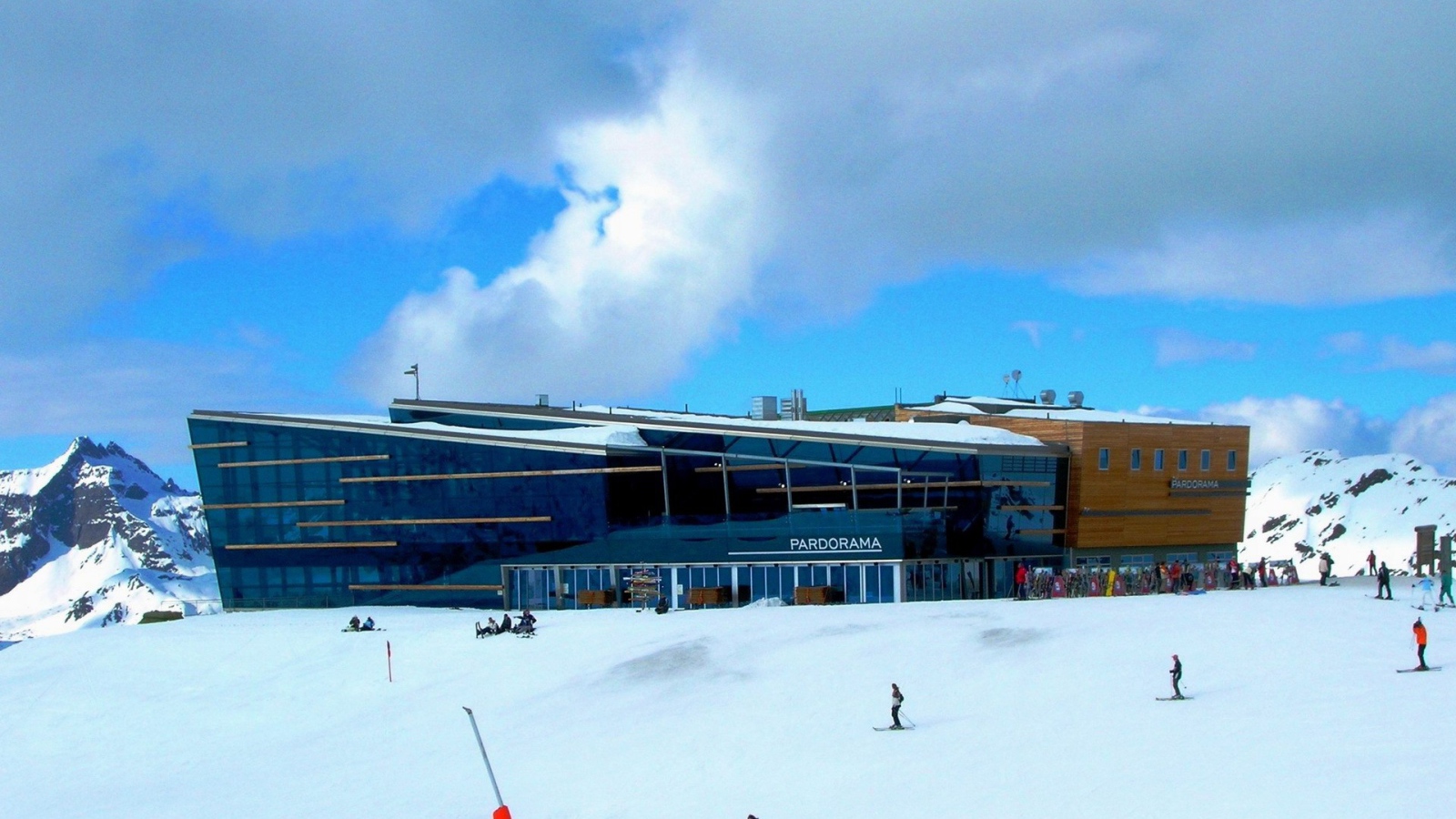 Ресторан на горнолыжном курорте Ишгль, Австрия