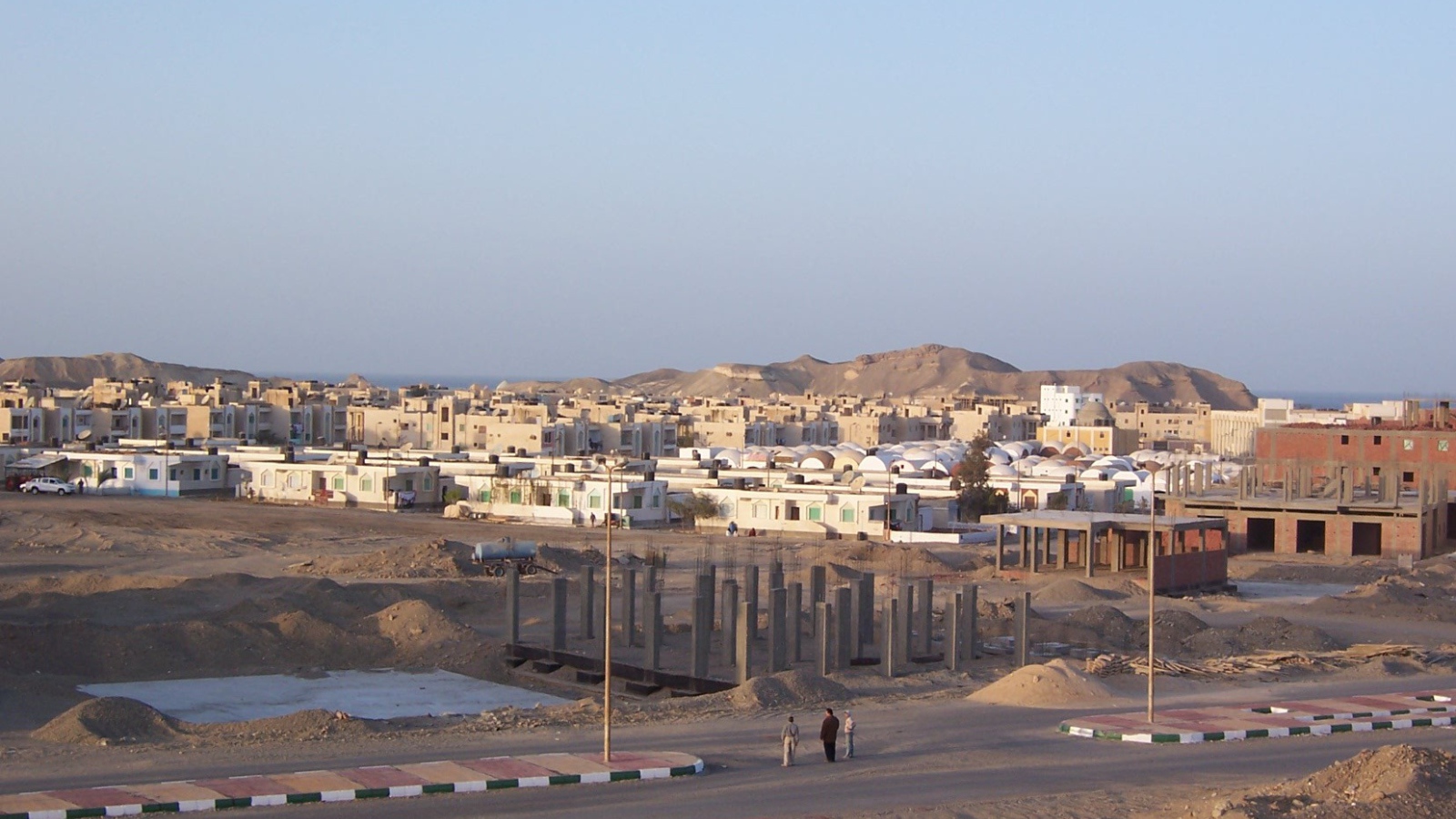 Город на курорте Марса Алам, Египет