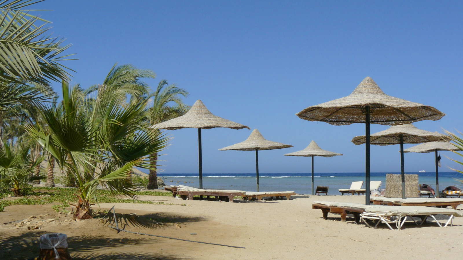 Отдых на пляже на курорте Марса Алам, Египет