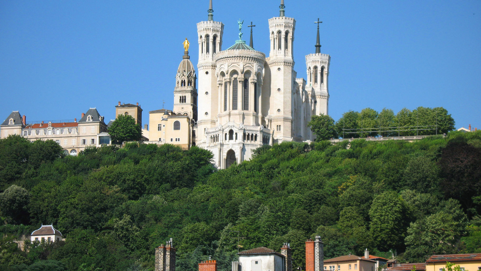 Собор в городе Лион, Франция