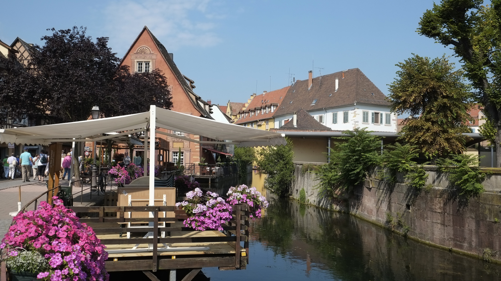 Набережная в Эльзасе, Франция