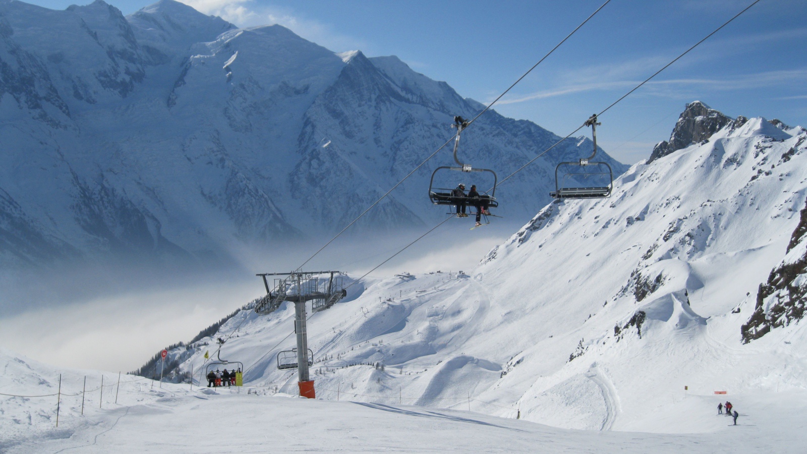 Подъемник на курорте Шамони, Франция