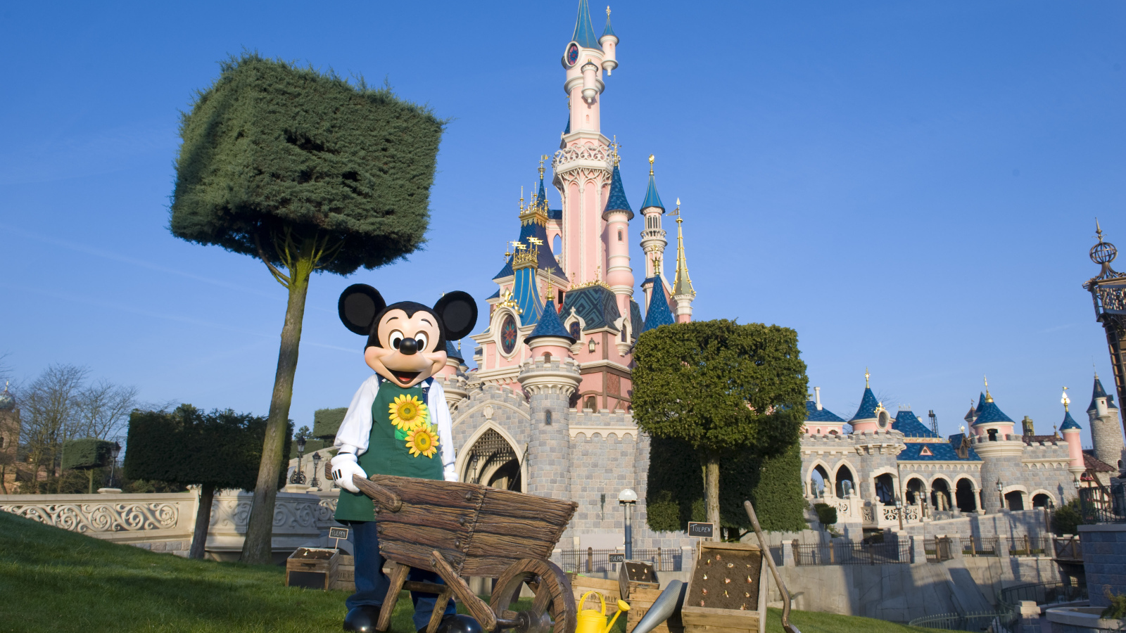 Микки Маус в Диснейленде, Франция