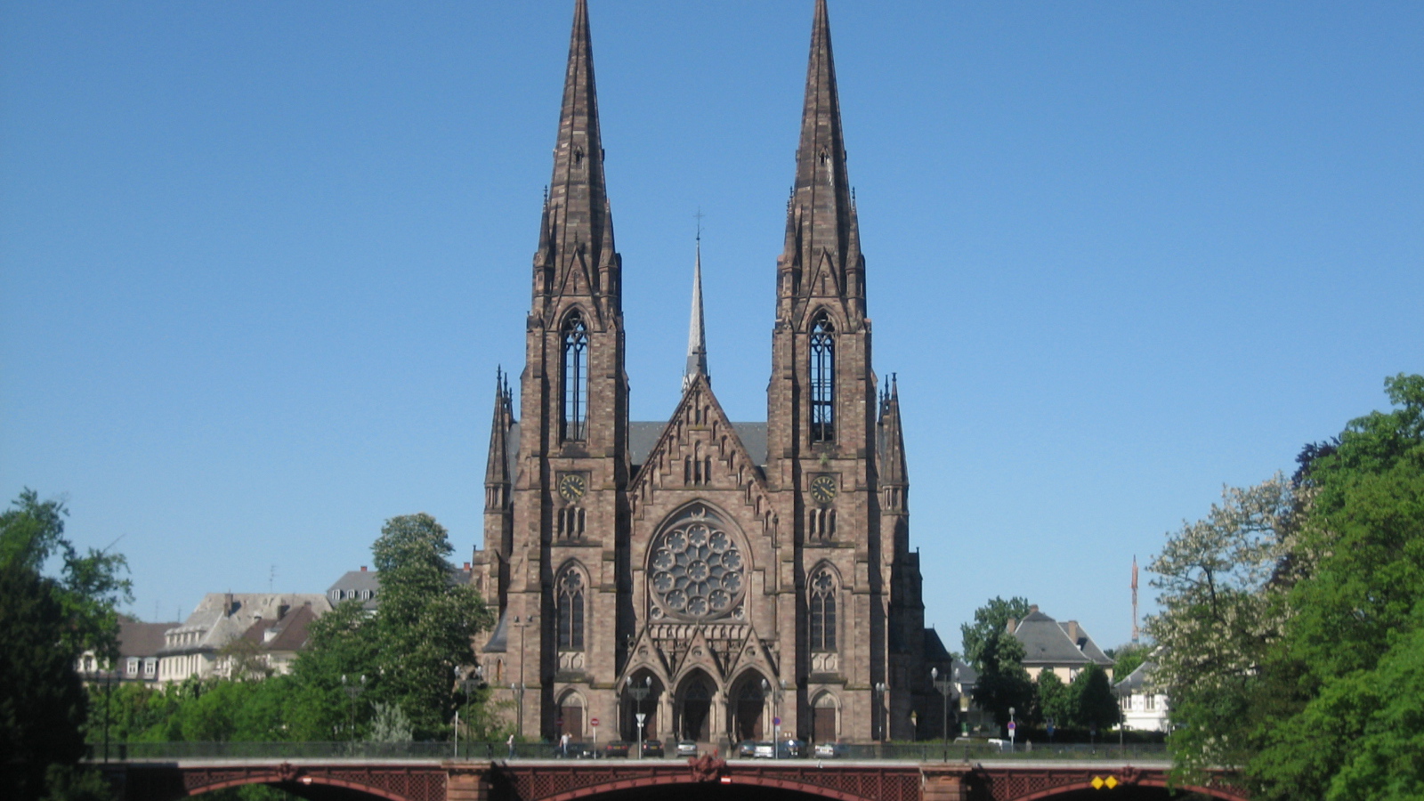 Река в городе Страсбург, Франция