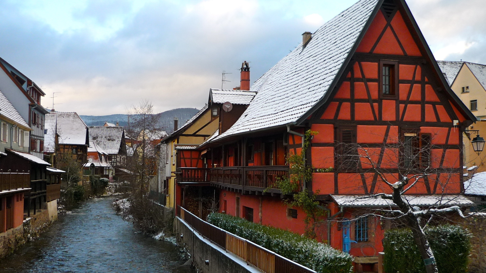 Зима в Эльзасе, Франция