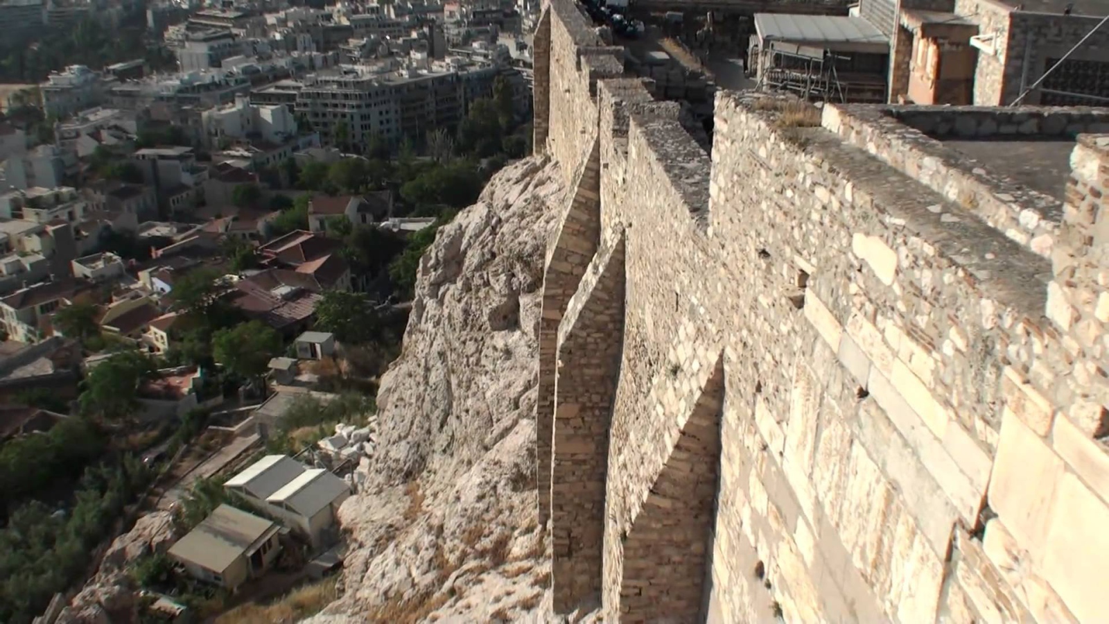 Вид с Акрополя в Афинах