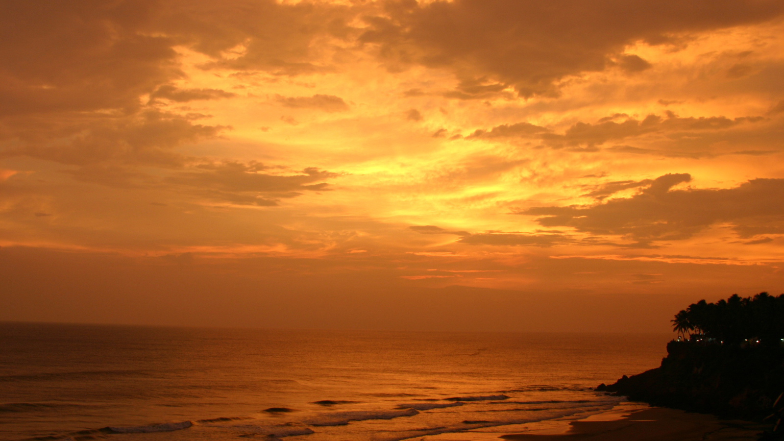 После заката в Варкале