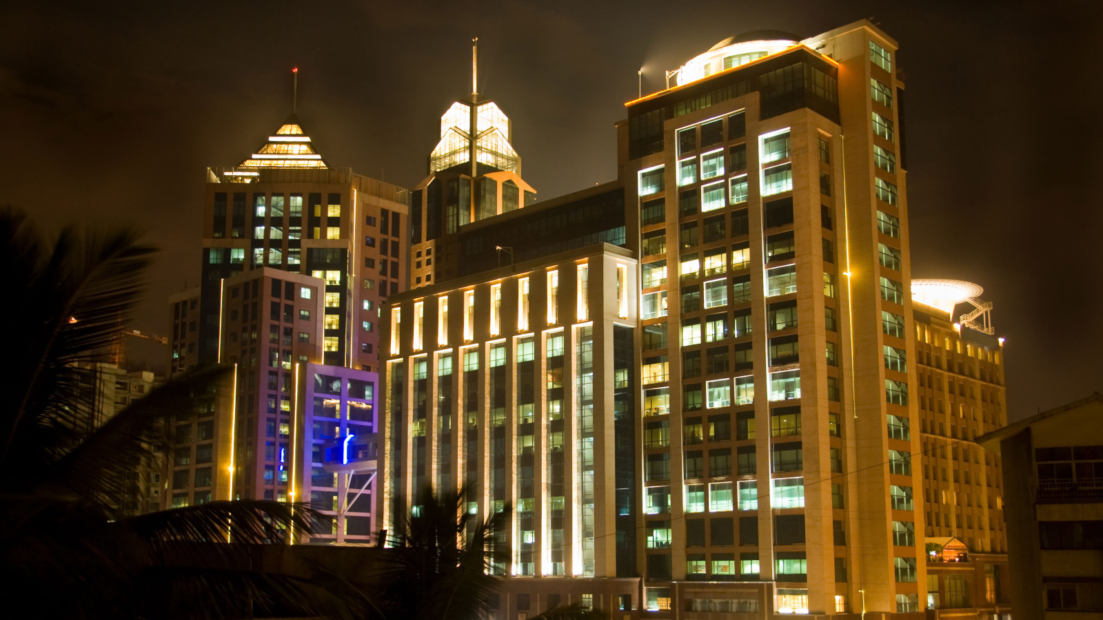 Ночные огни Бангалора