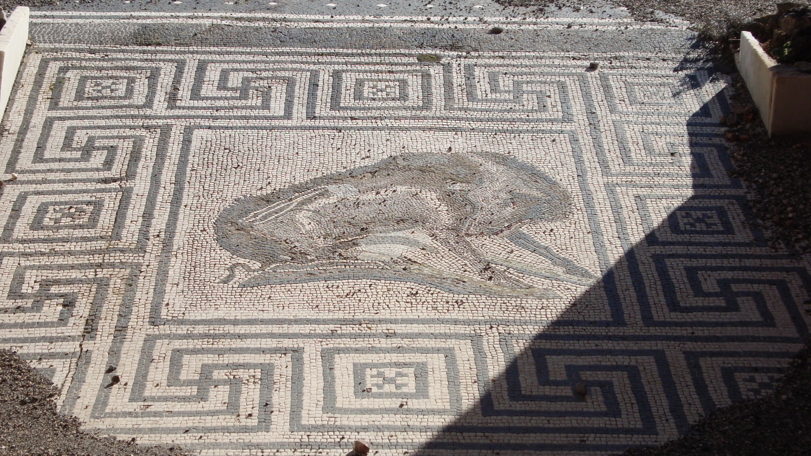 Старинная фреска в Помпеях, Италия