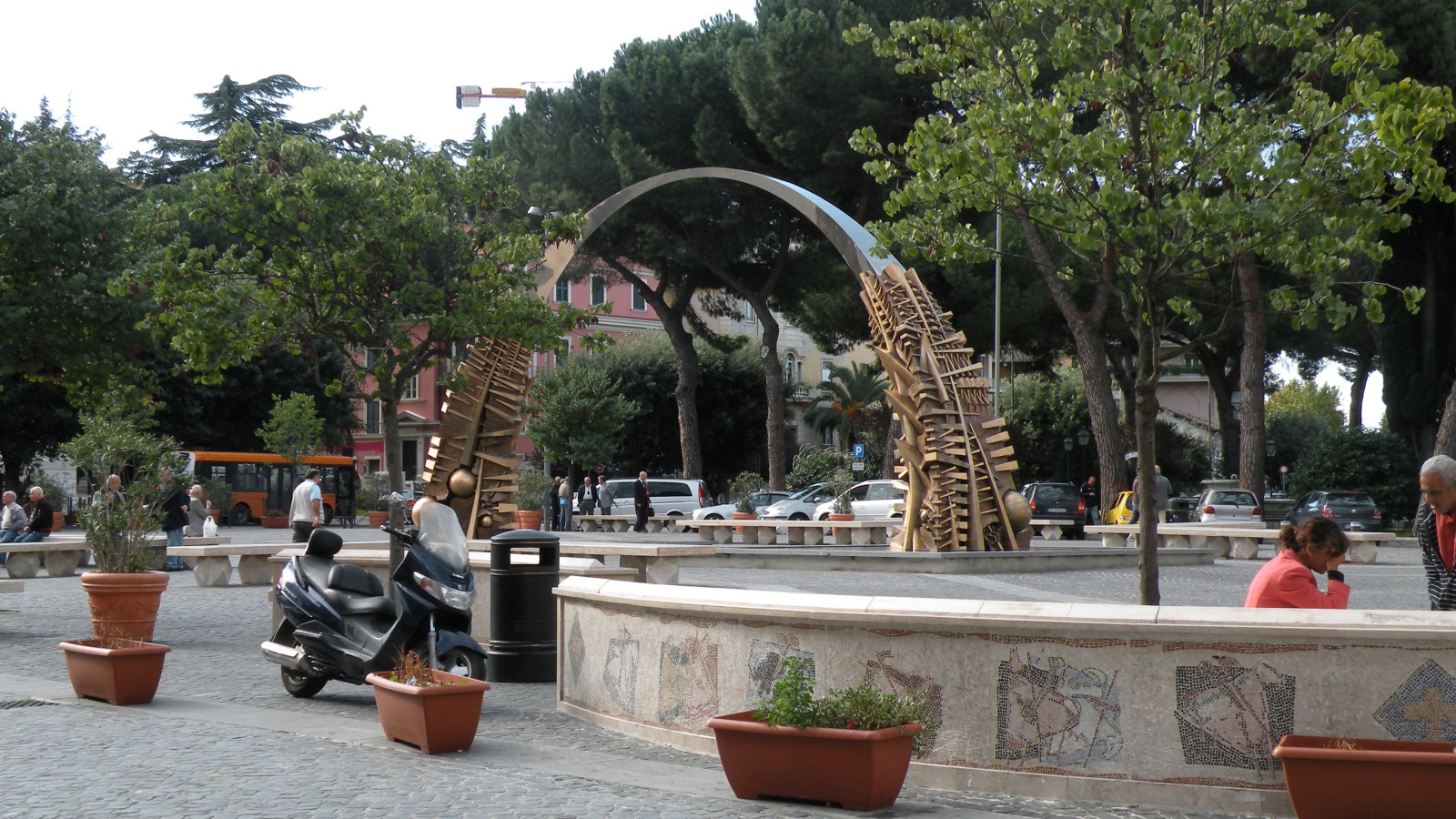 Городской парк в Тиволи, Италия