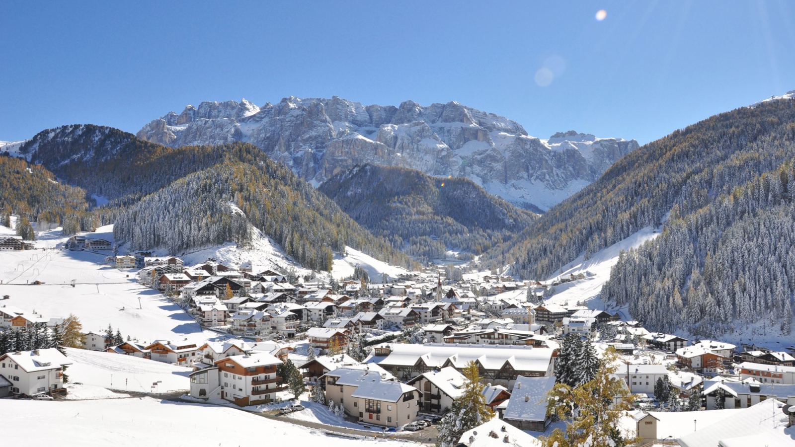 Горнолыжный курорт Валь Гардена, Италия