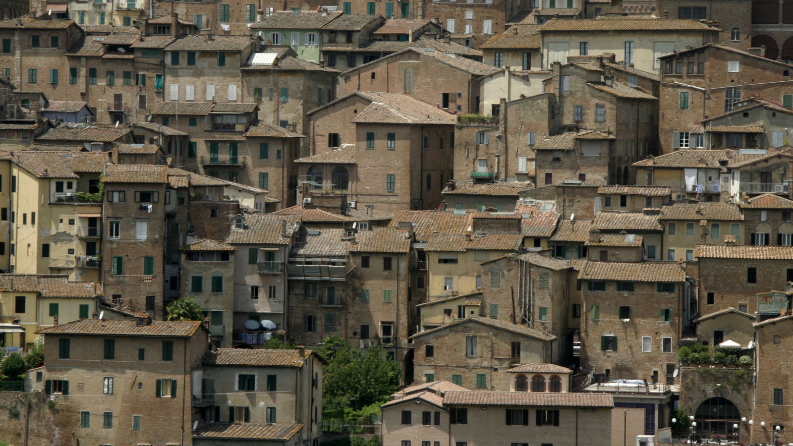 Городские дома в Сиене, Италия
