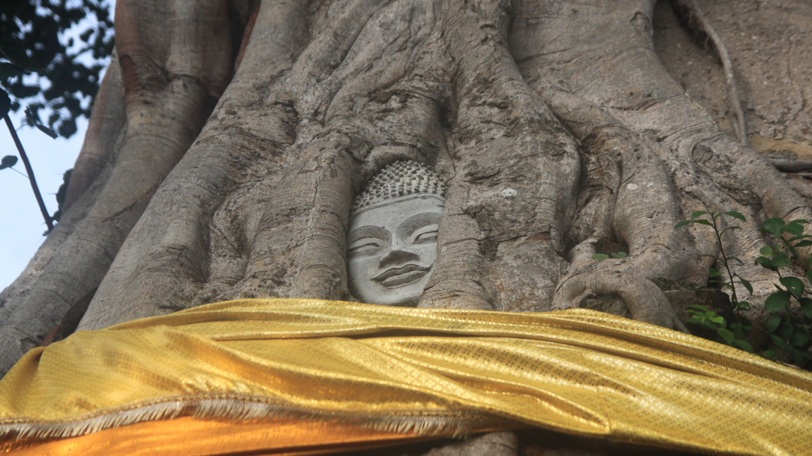 Лицо Будды на курорте Лопбури, Таиланд