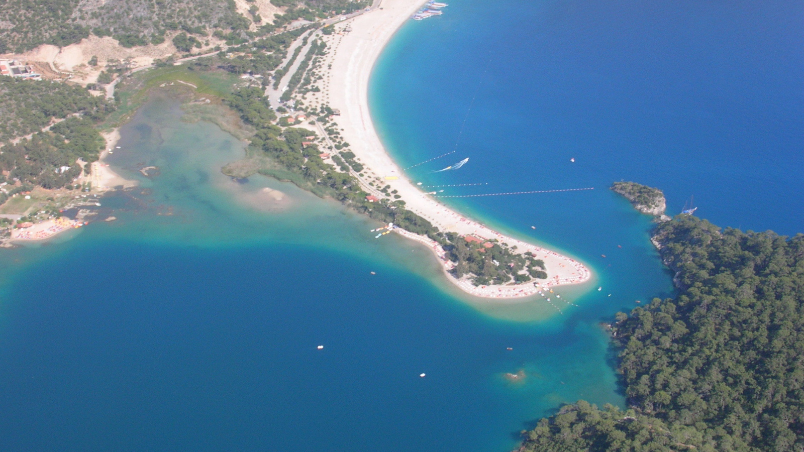 Вид на Фетхие с высоты птичьего полета, Турция