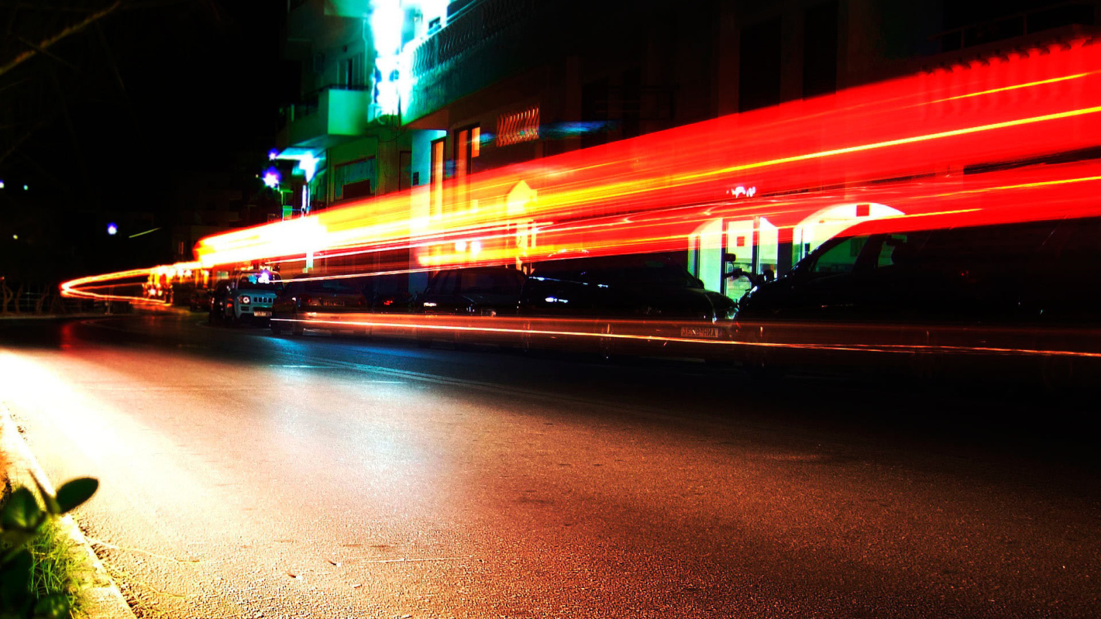 Ночное движение в Майами