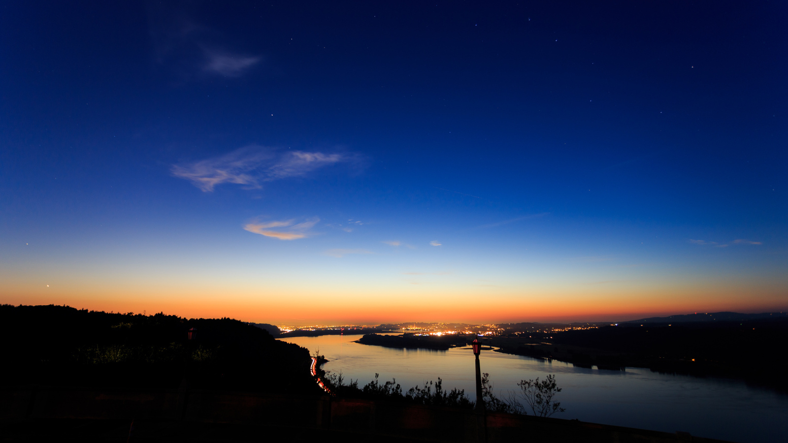 Закат в Портленде, Орегон, США