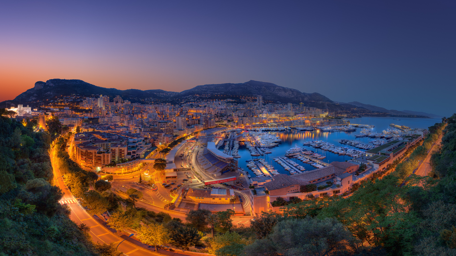 Порт Эркюль в Княжестве Монако
