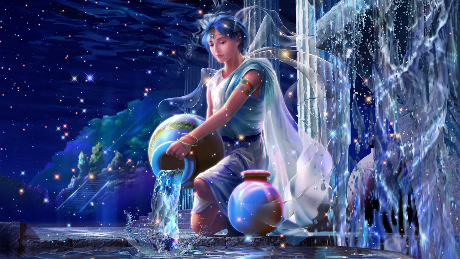 Жрица в храме Водолея