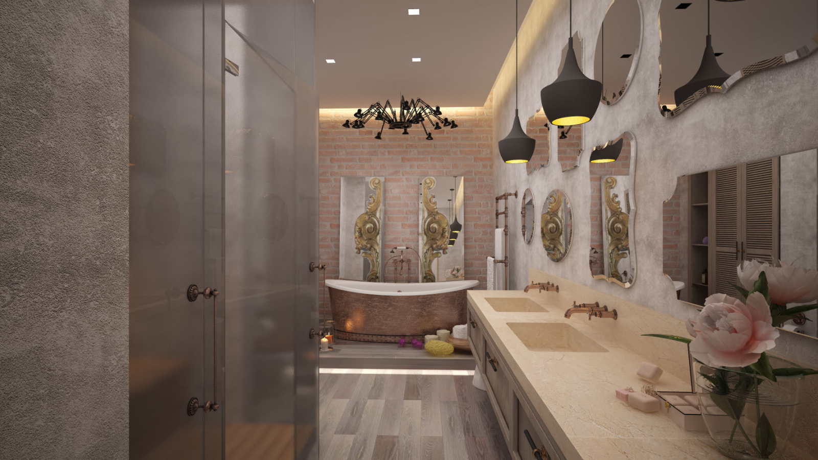 Красивая ванная