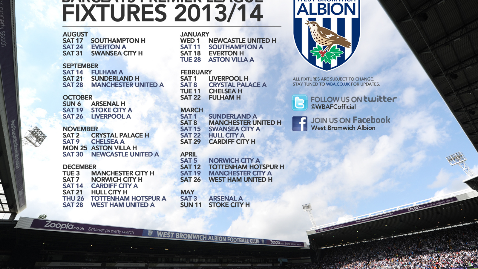 Возлюбленный футбольный клуб Вест Бромвич Альбион