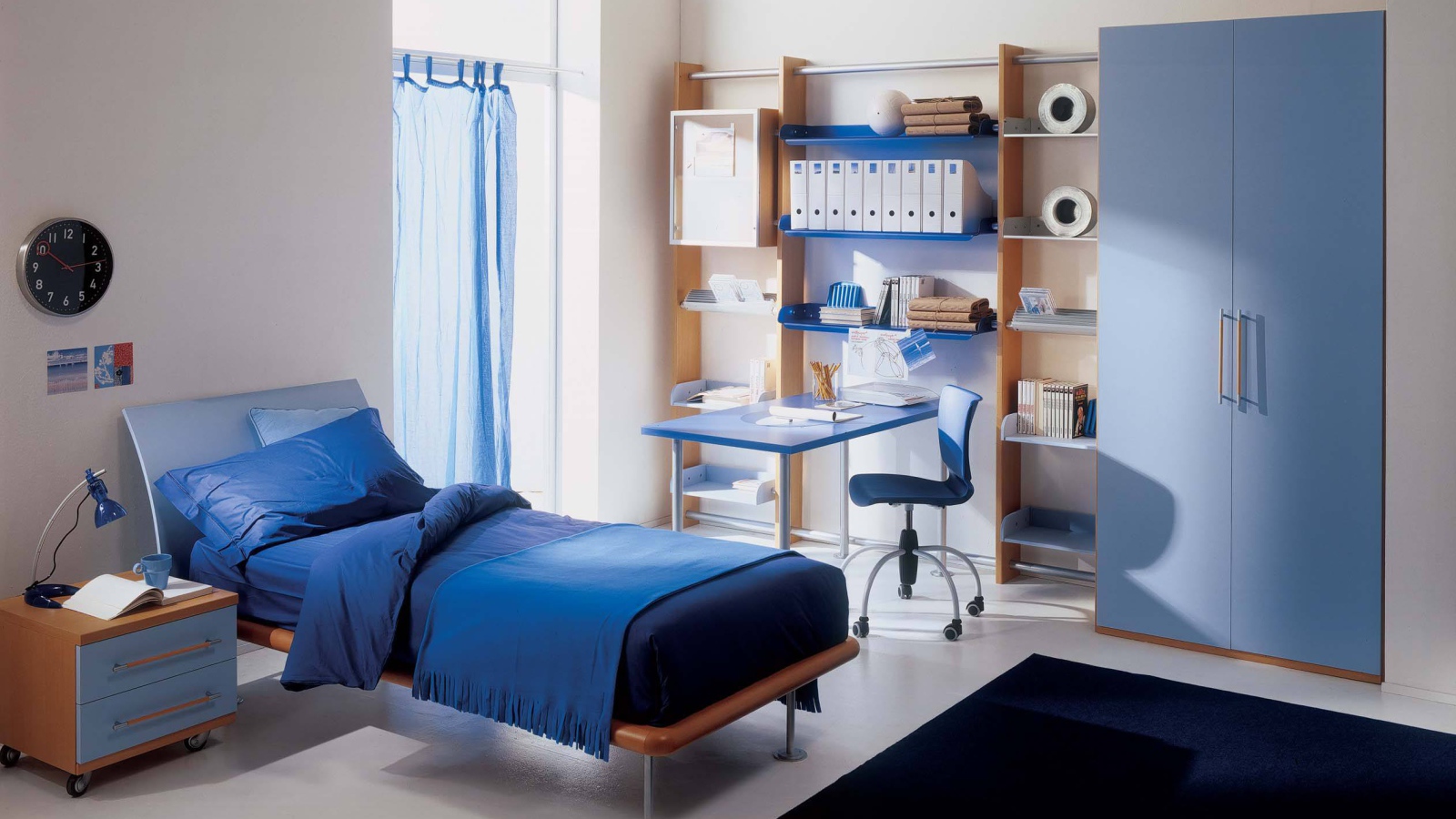 Синие тона в детской