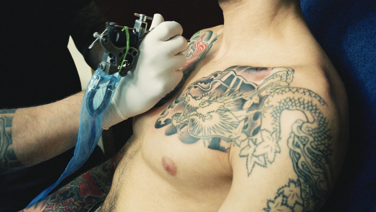 Создание мужской татуировки