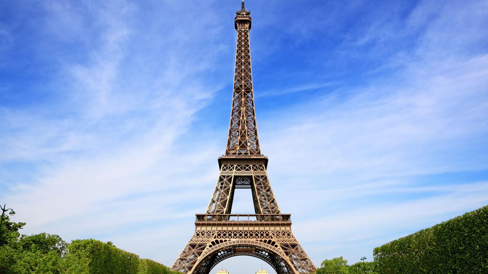 Eiffel Tower on a clear day