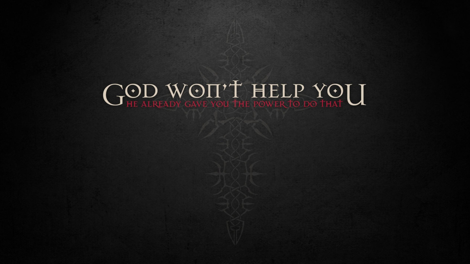 Бог хочет тебе помочь