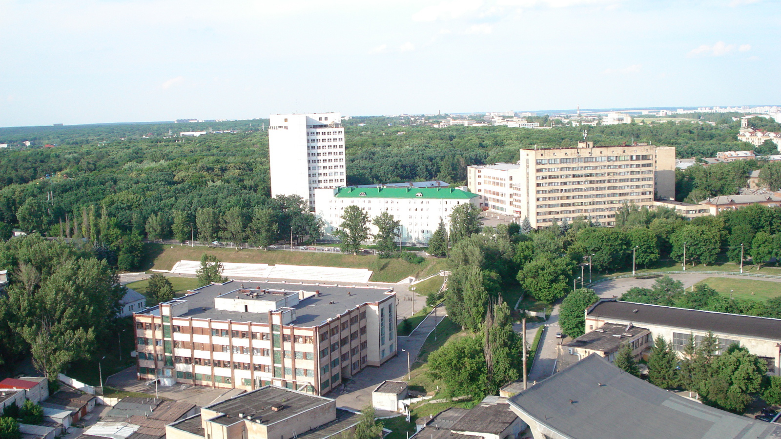 Харьков вид сверху