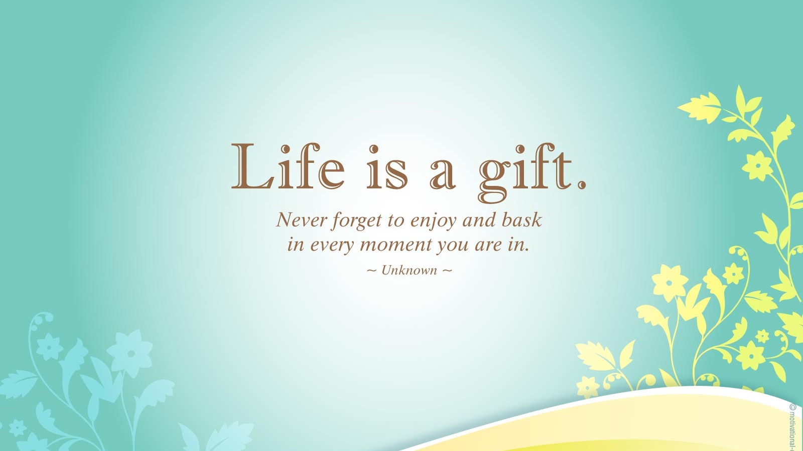 Жизнь - это дар