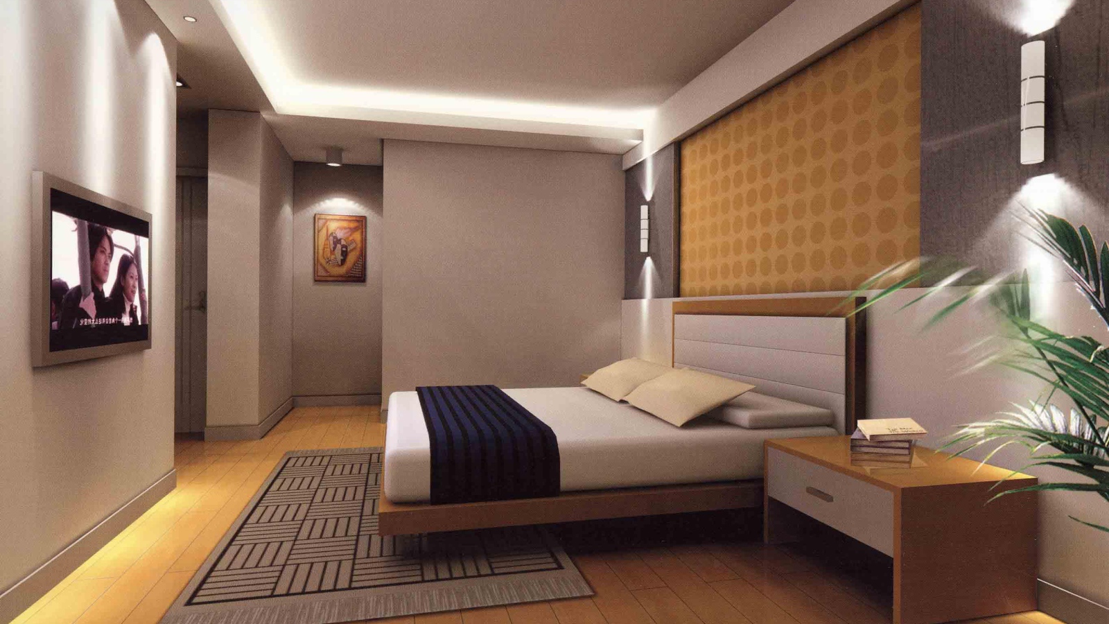 Подсветка в спальне