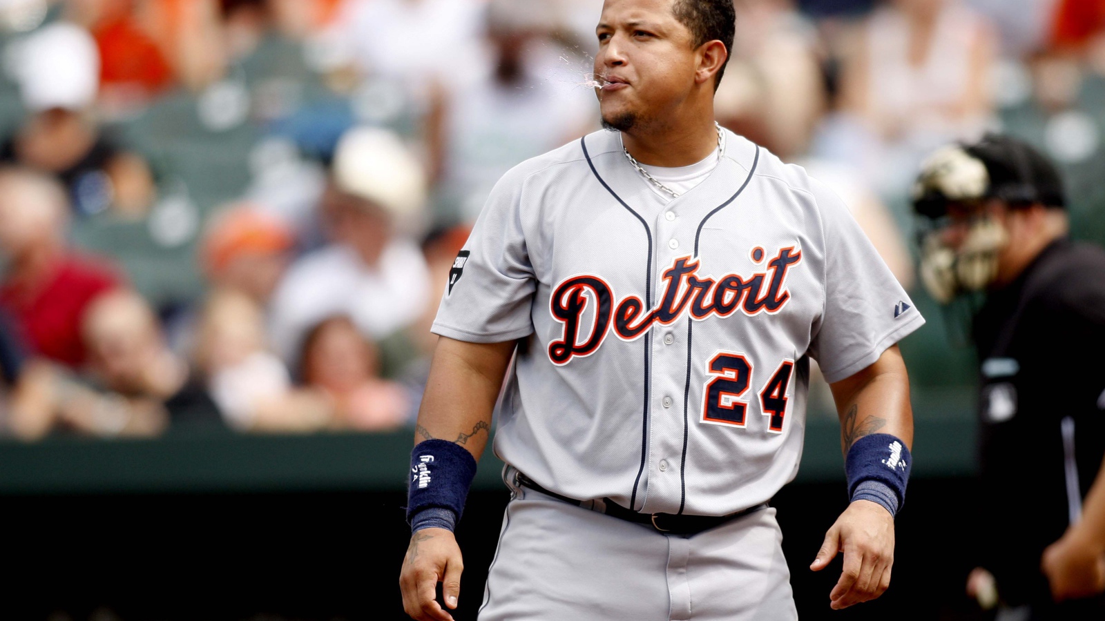 Мигуэль Кабрера из бейсбольной команды Детройта