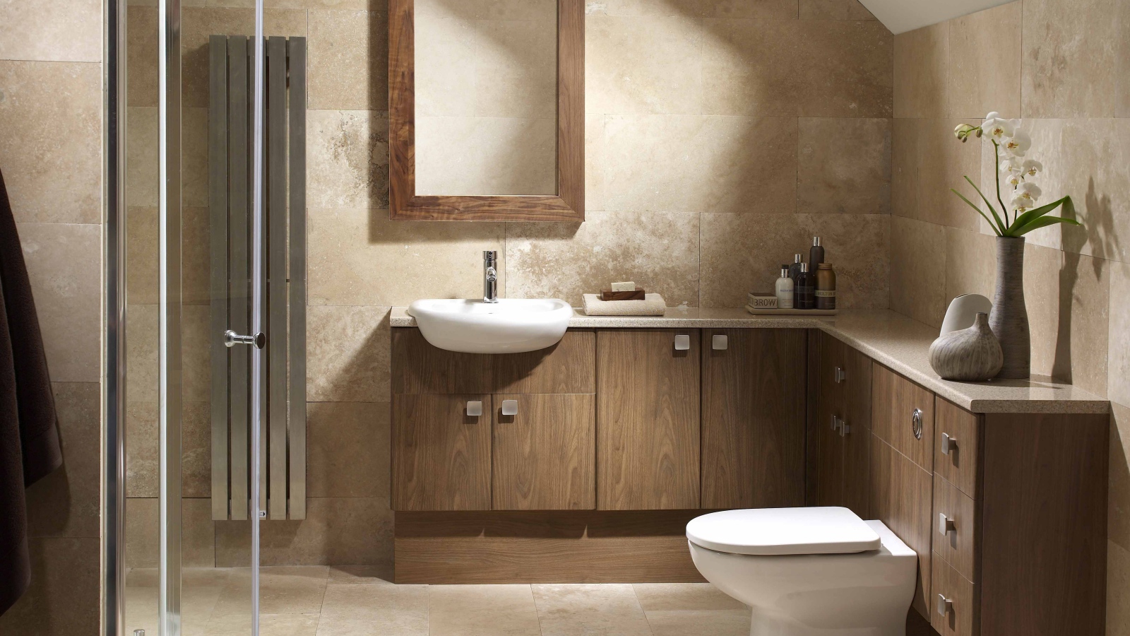 Минимализм в оформлении ванной