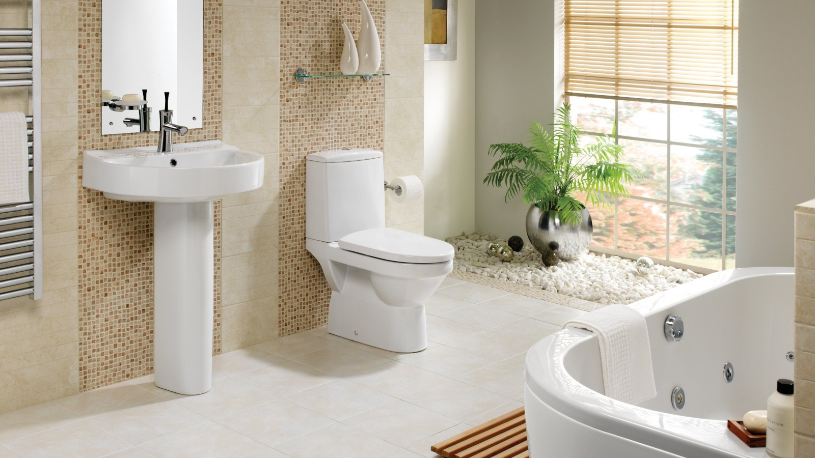 Современное оформление ванной