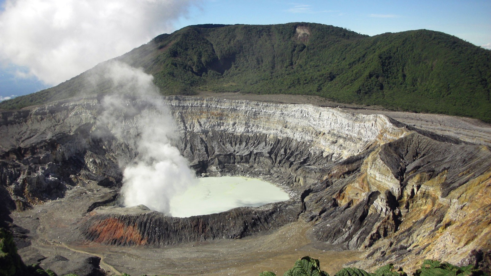 Поас вулкан Коста-Рика