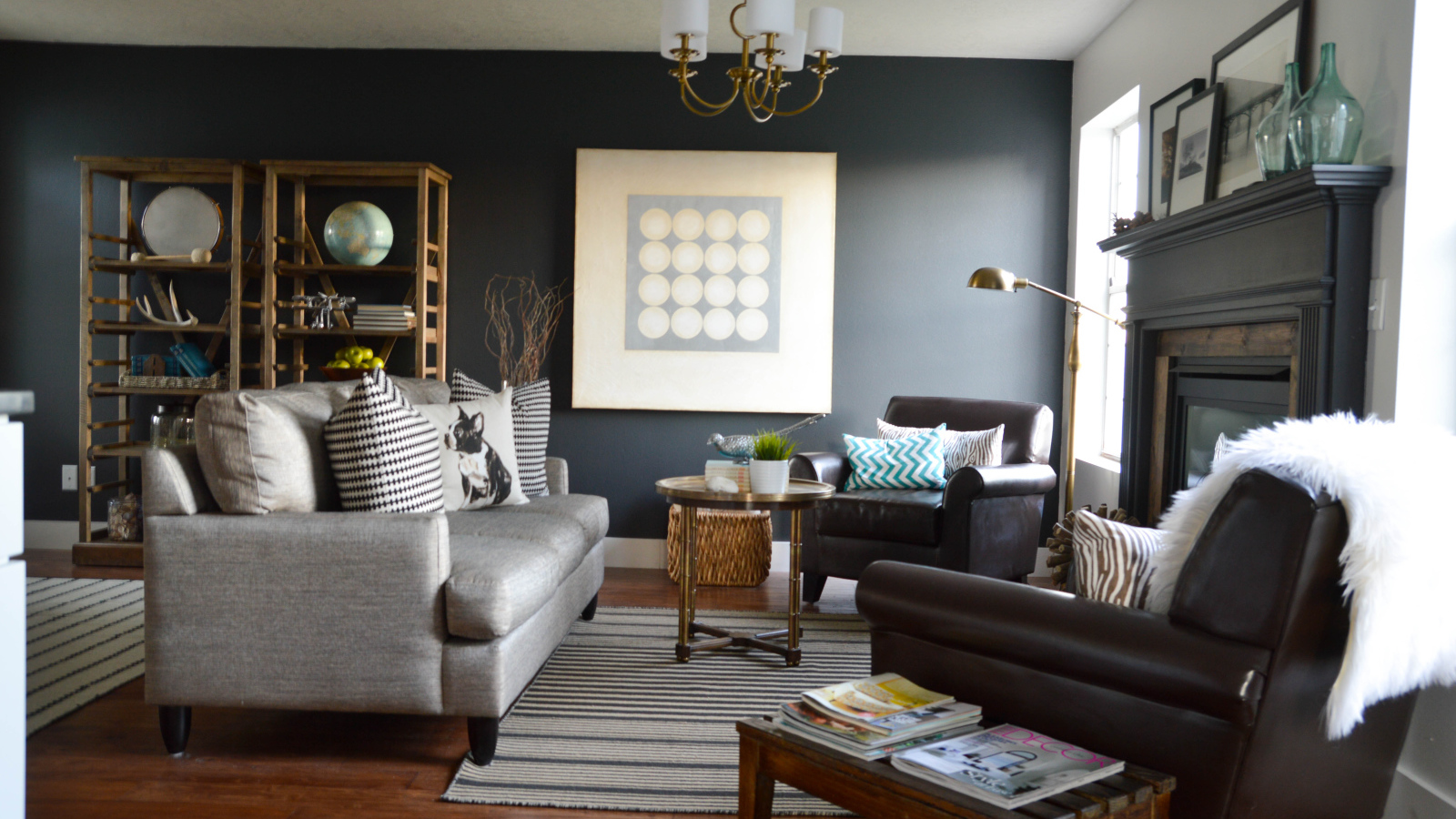 Дизайнерское оформление гостиной