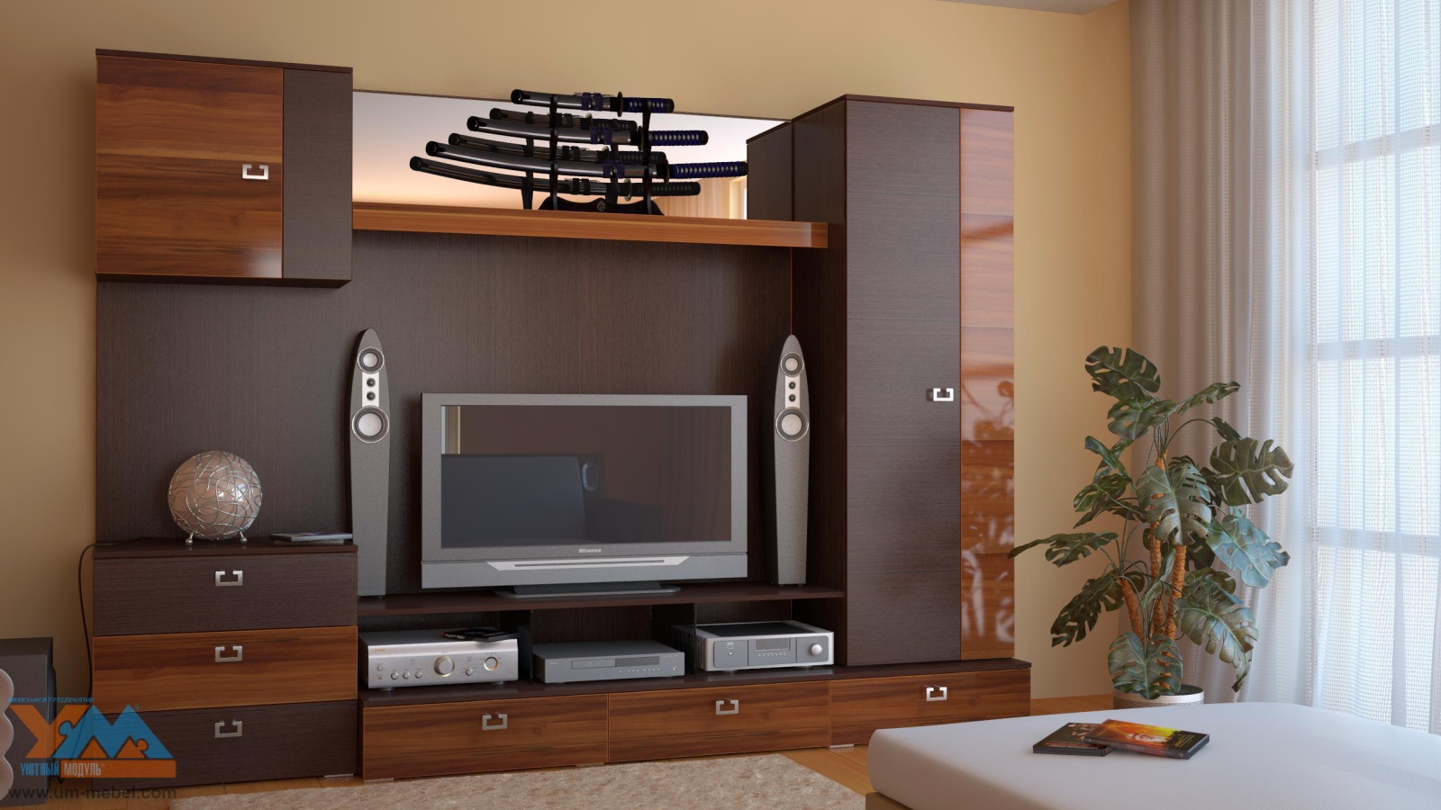 Телевизор в гостиной